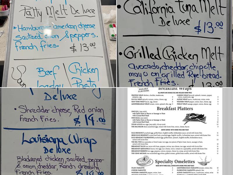 Ramsey Corner Cafe Menu