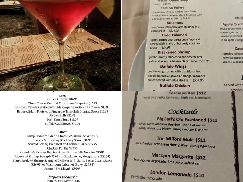 Country Cottage Menu