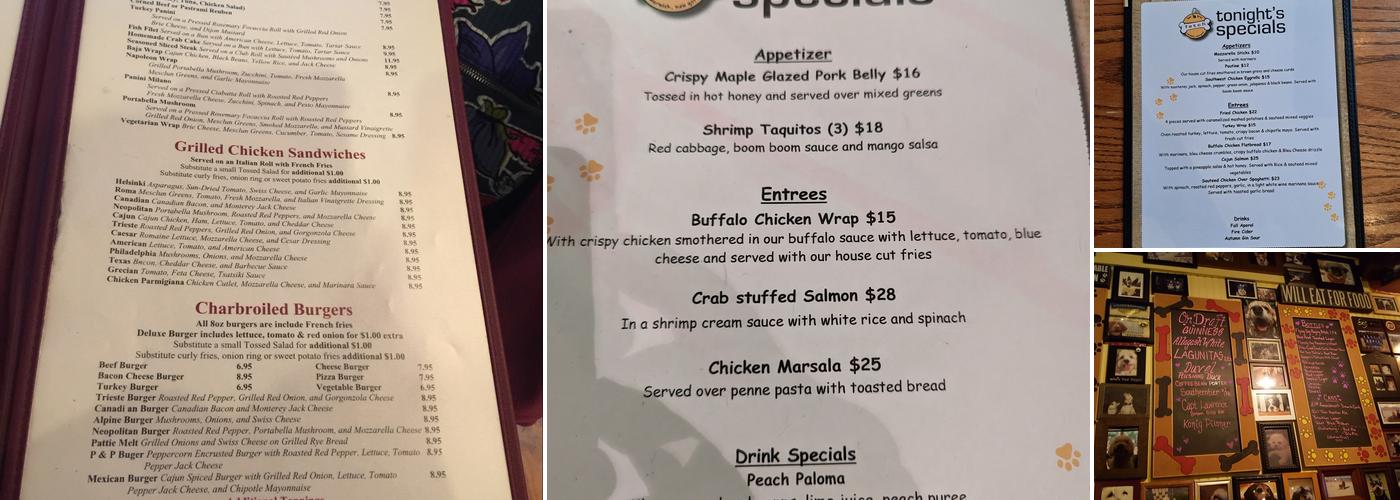 FETCH BAR & GRILL Menu