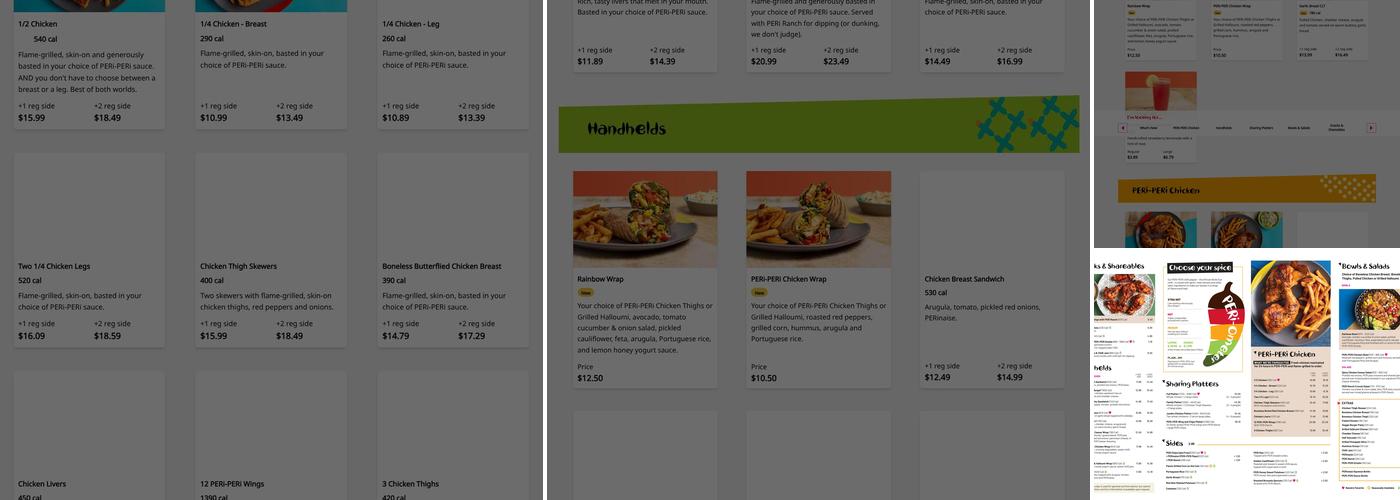 Nando's Peri-Peri Menu