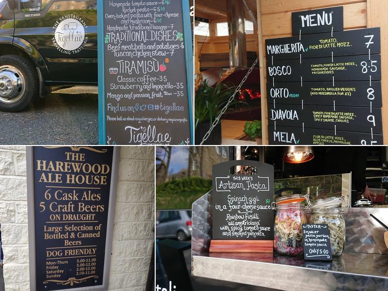 The Harewood Arms Menu