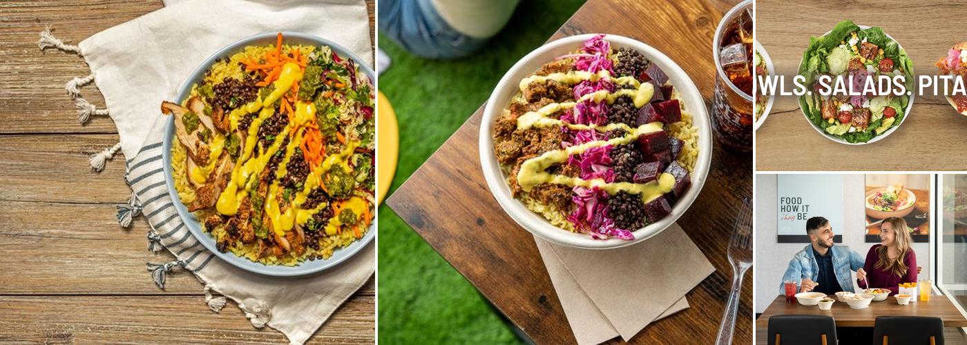 Roti Mediterranean Bowls. Salads. Pitas.