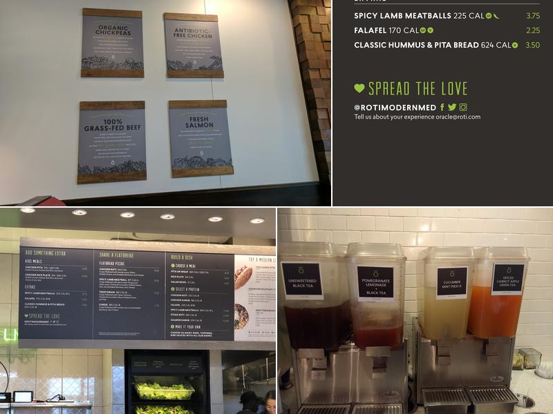 Roti Mediterranean Bowls. Salads. Pitas. Menu