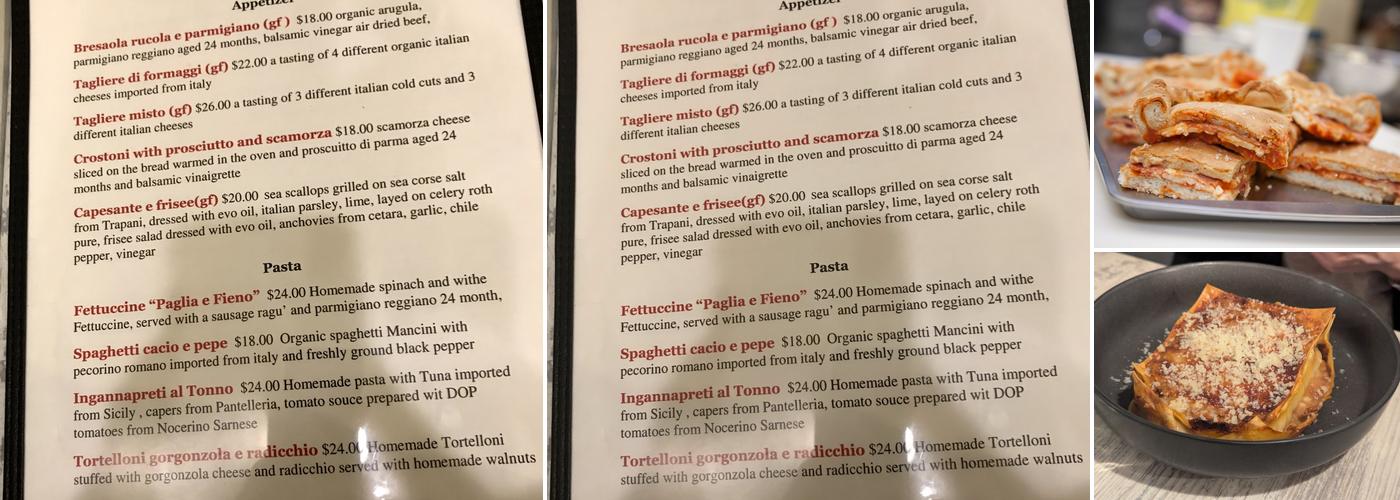 From Scratch Menu