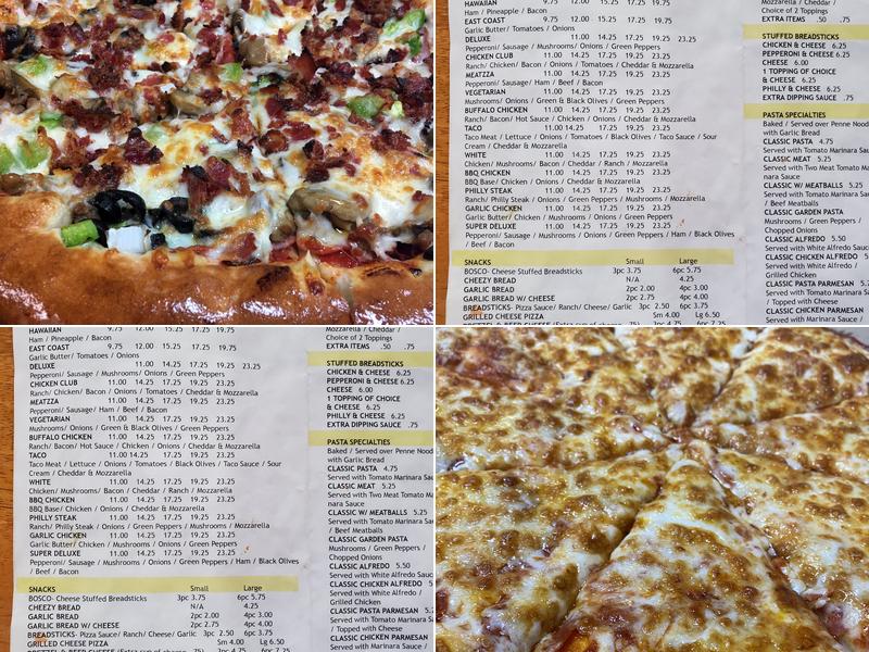 Padrone's Pizza Menu