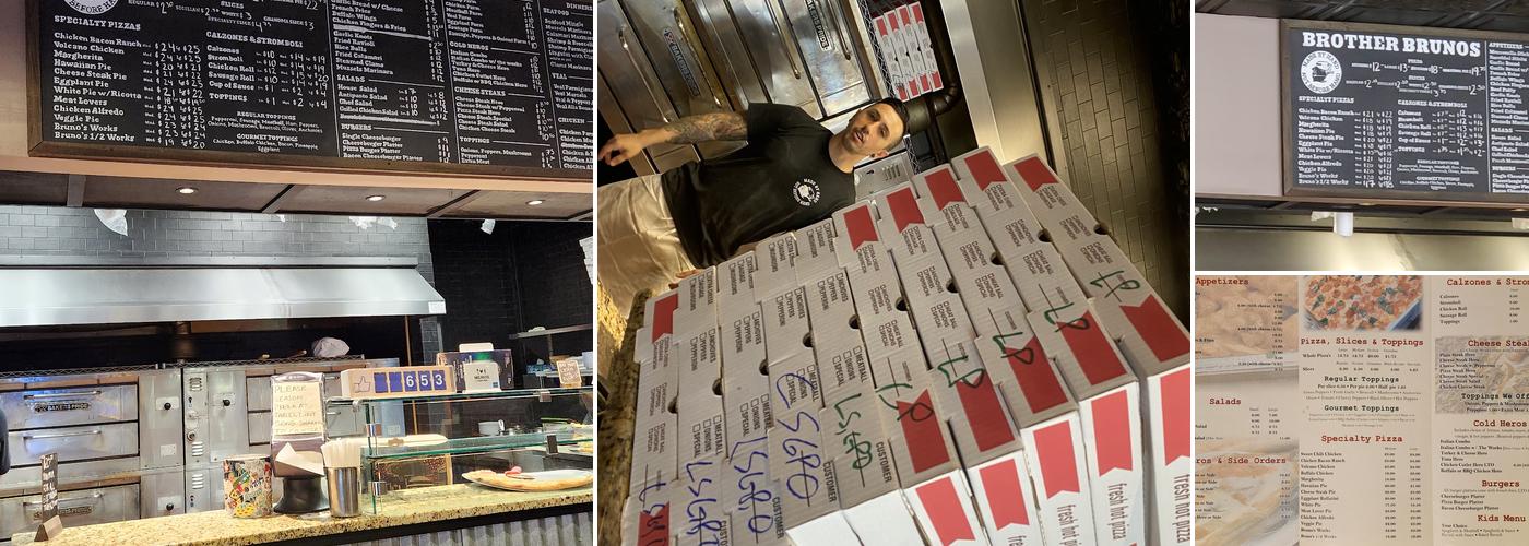 Brother Bruno's Pizzeria Middletown Menu