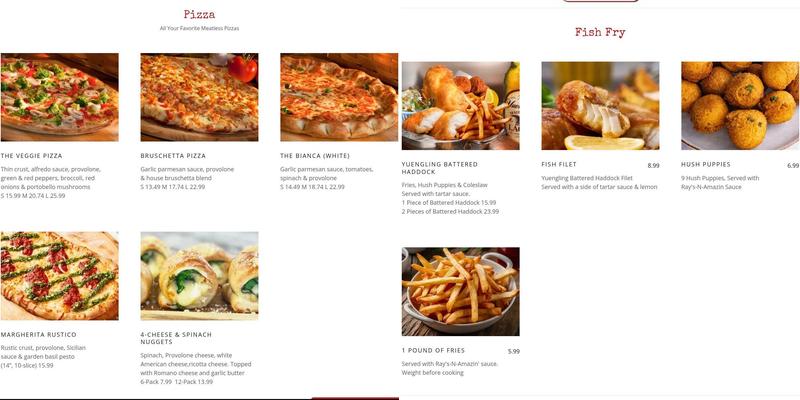 Antonio's Pizzeria LoSchiavo Menu