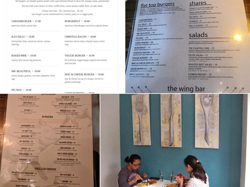 The Committed Pig Menu