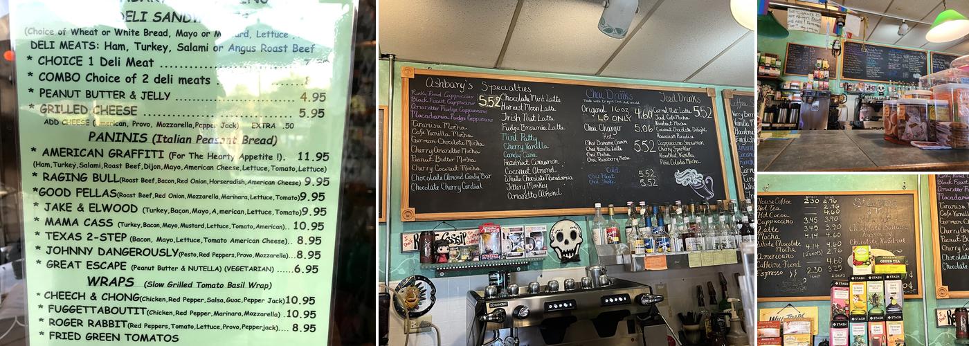 Ashbary Coffee House Menu