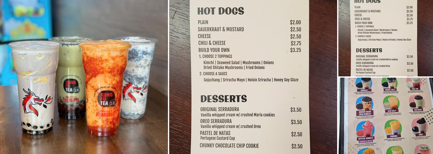 Kung Fu Tea Menu
