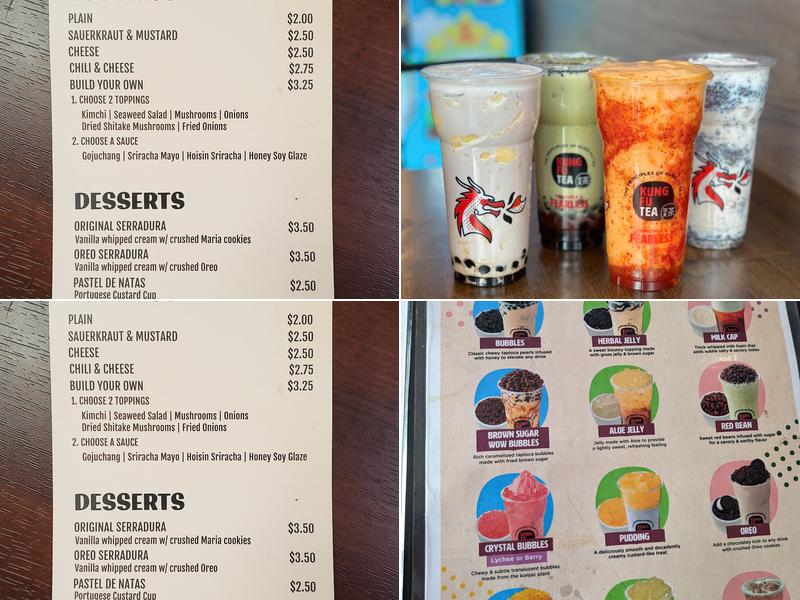 Kung Fu Tea Menu