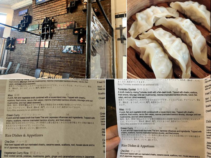 Blackbeard Ramen Menu