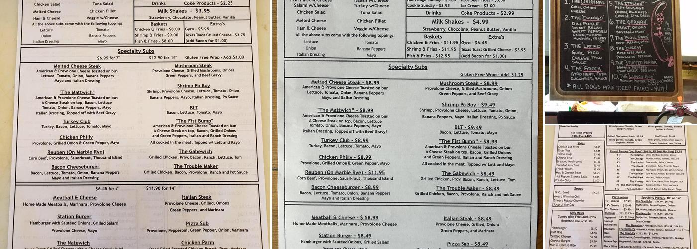 The Sub Station Menu