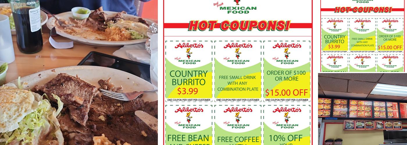 Alibertos Menu