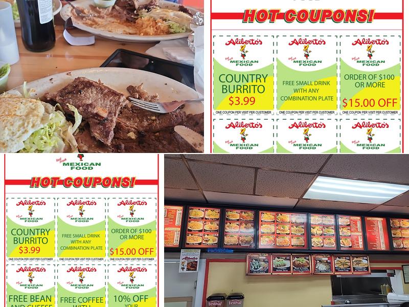 Alibertos Menu