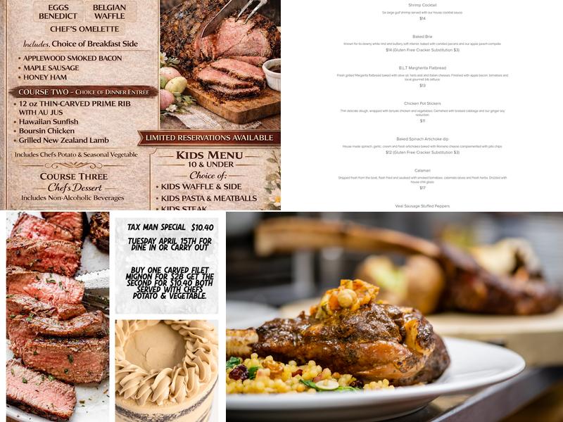 Corkscrew Saloon Menu