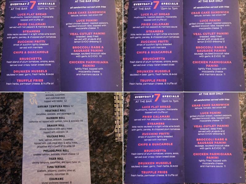 Luce Menu