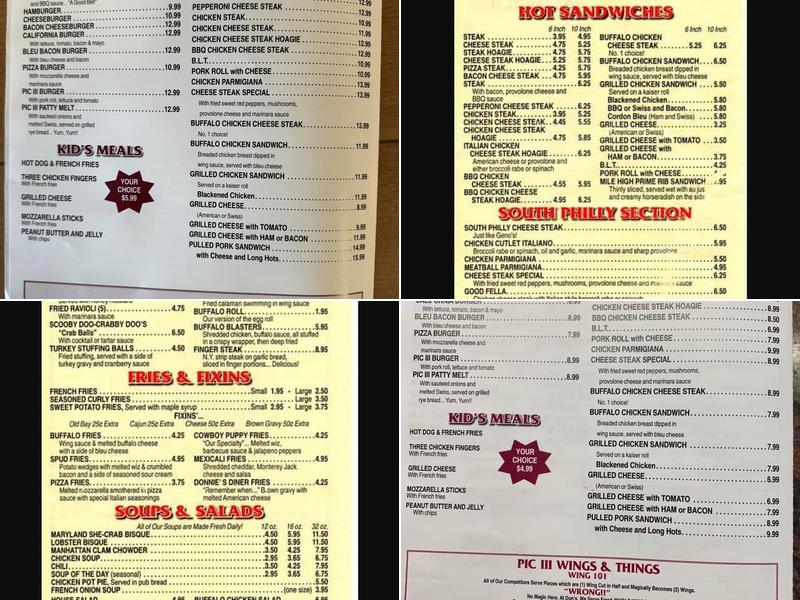 Donnie Russell's Pic III Menu