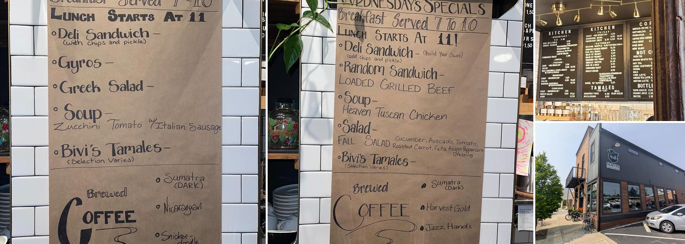 Main St Coffee & Kitchen Menu