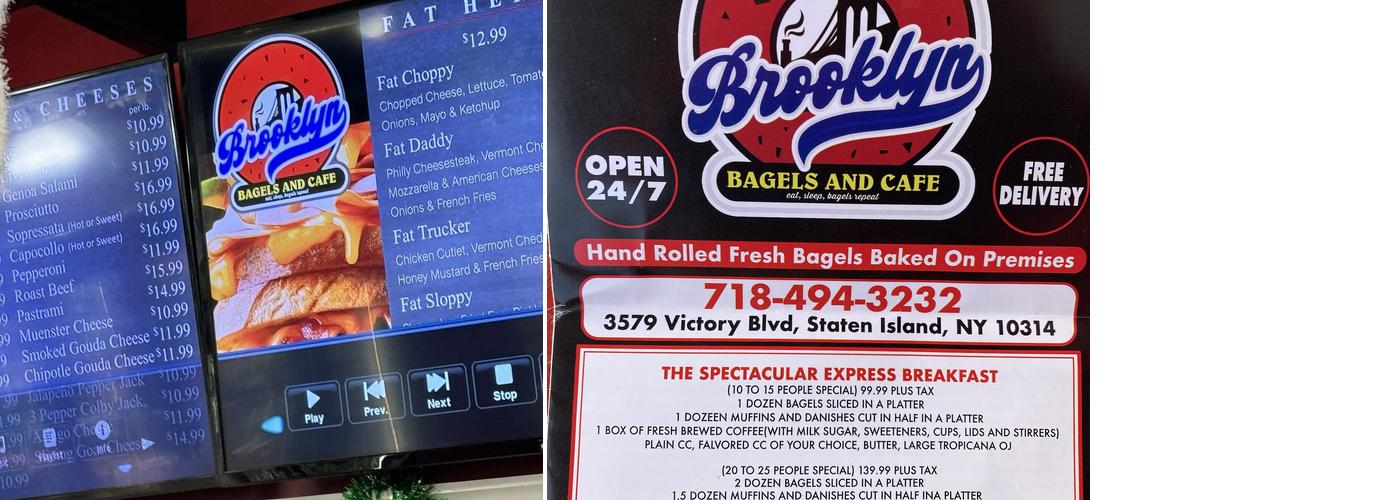 Brooklyn Bagels & Cafe Menu