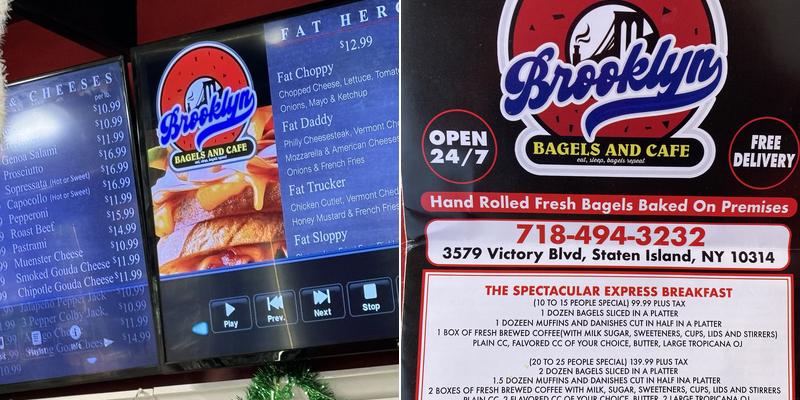 Brooklyn Bagels & Cafe Menu