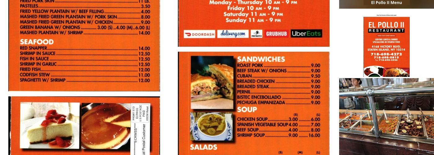 El Pollo Menu