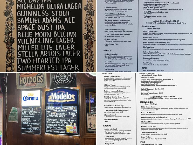 Ye Olde Rathskeller Menu