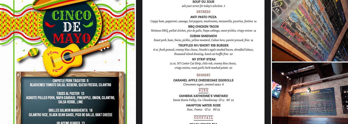 The Thirsty Turtle Menu