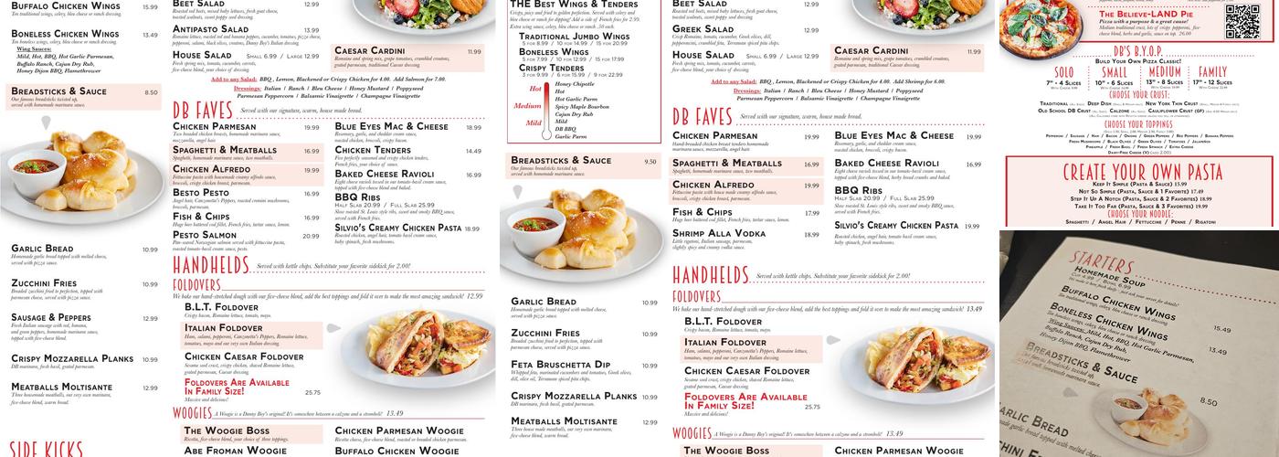 Danny Boys - Sandusky, OH Menu