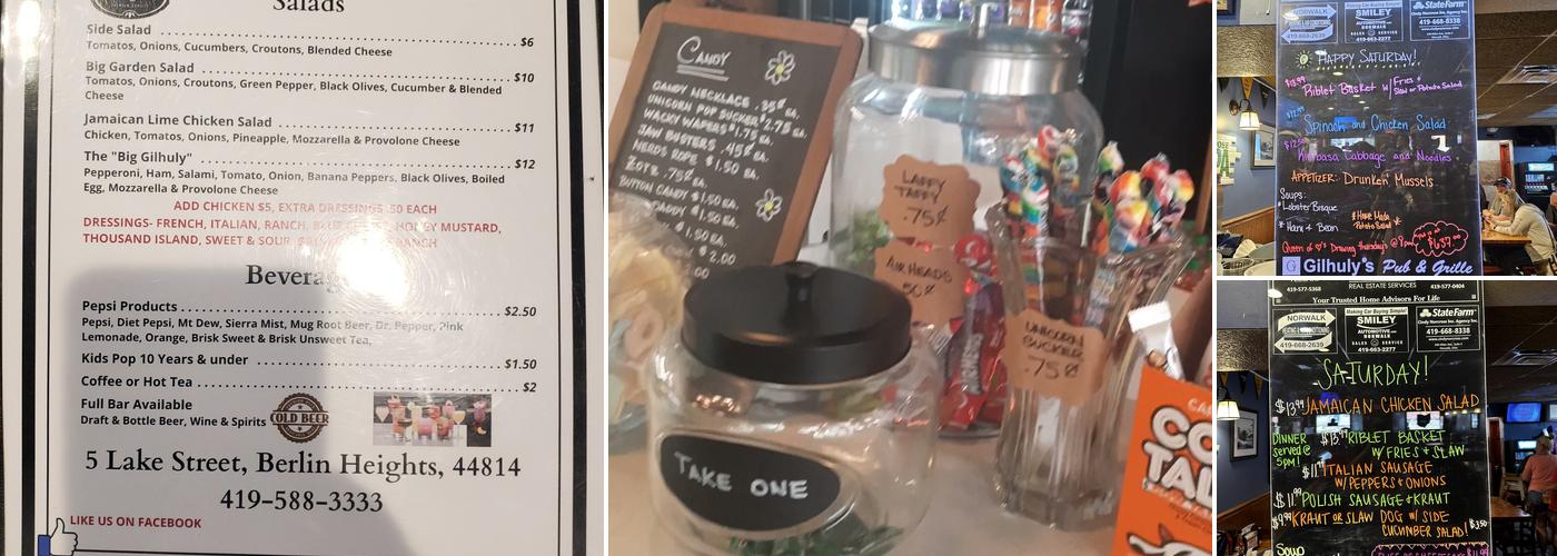 Gilhuly's on 61 Menu