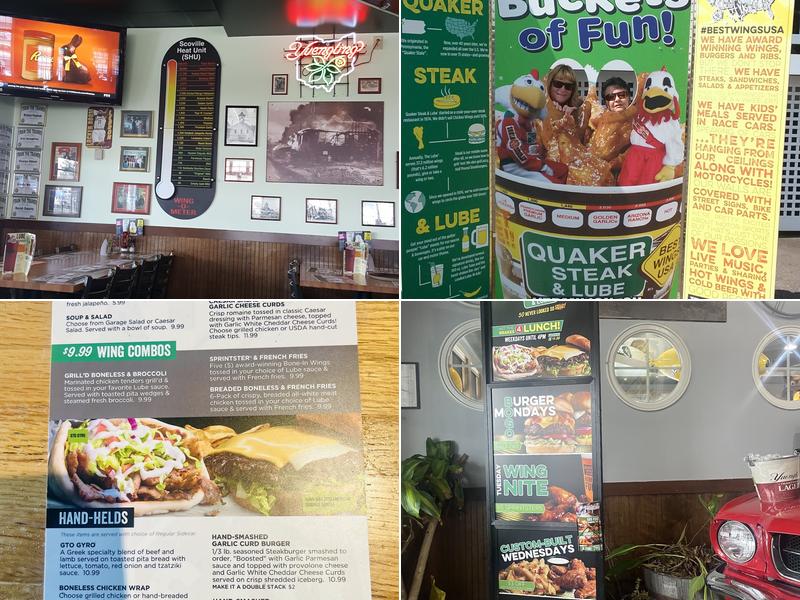 Quaker Steak & Lube Menu