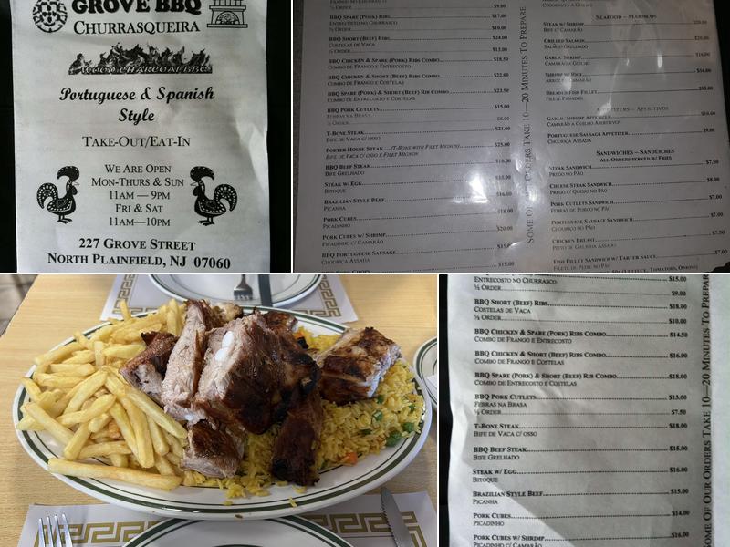 Grove BBQ Menu
