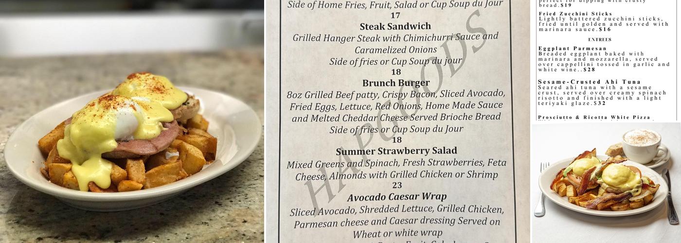 Hapgoods Restaurant Menu