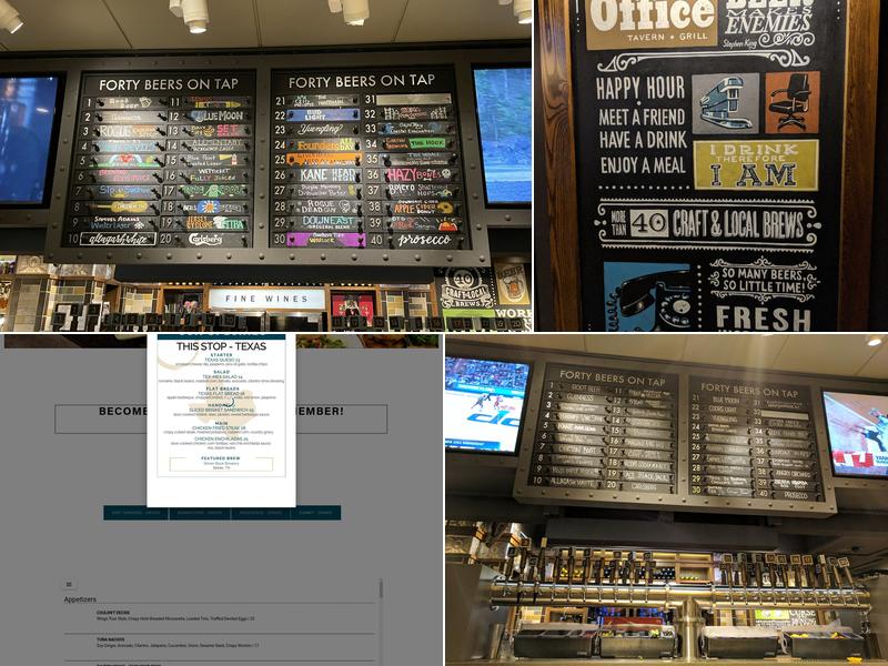 The Office Tavern Grill Menu