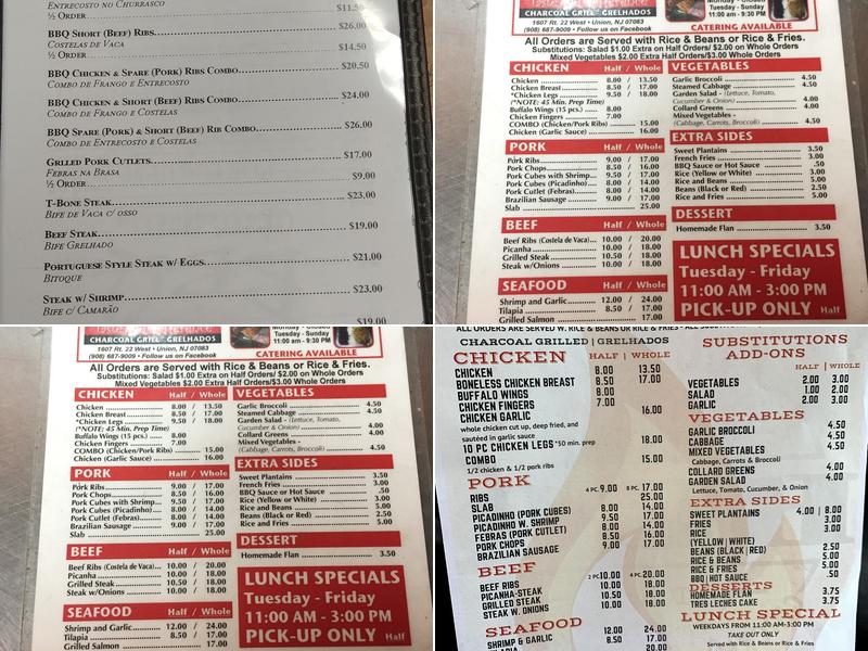 Route 22 BBQ Menu