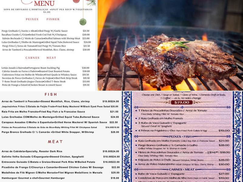 Taberna Grill Menu