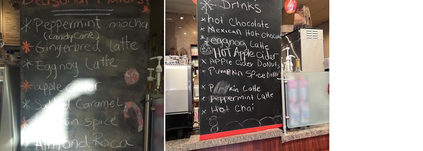 Sesame Donuts Cafe at Sherwood Menu