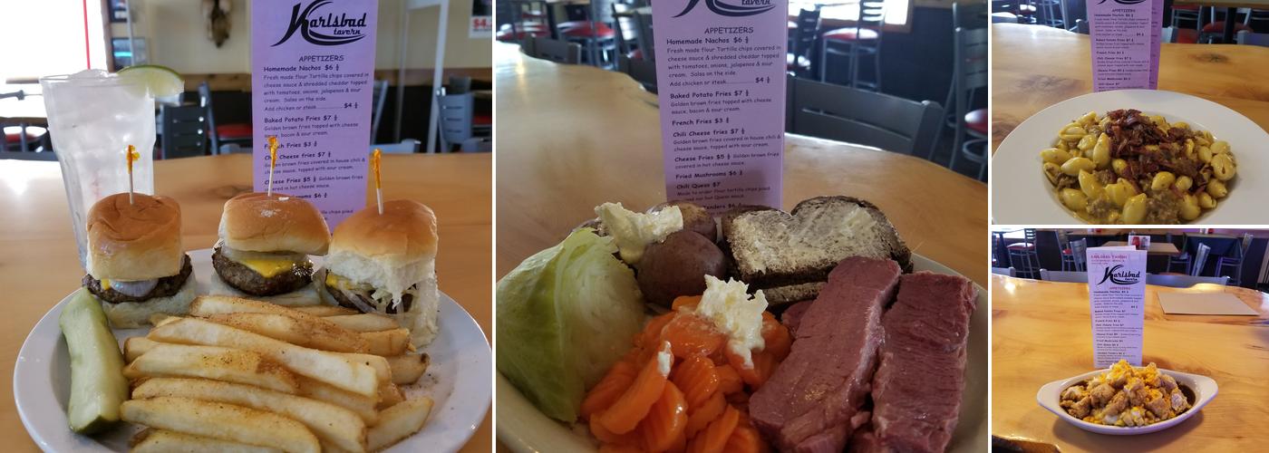 Karlsbad Tavern Menu