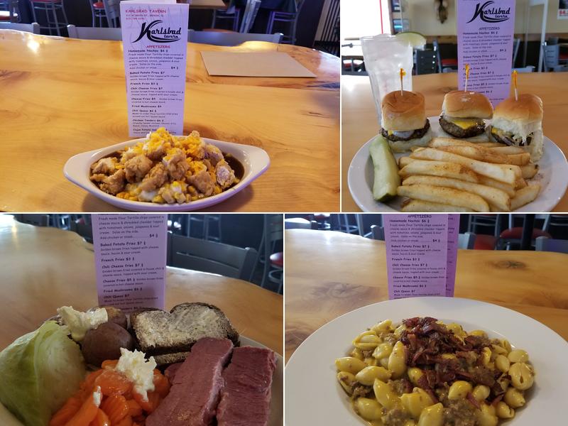 Karlsbad Tavern Menu