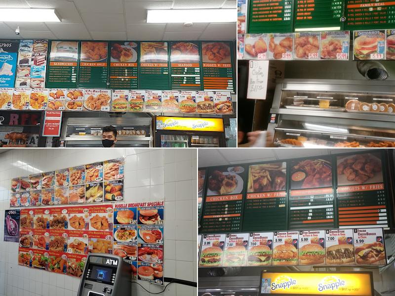 Roselle Fried Chicken Menu