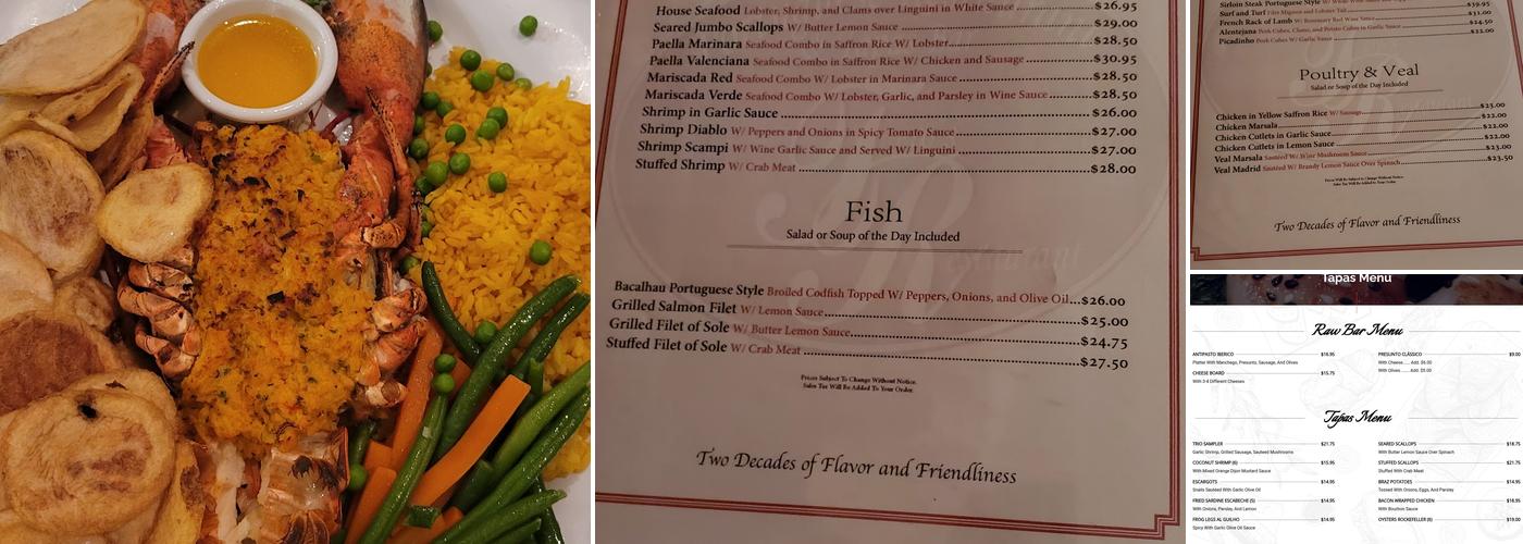 Teros Restaurant Menu