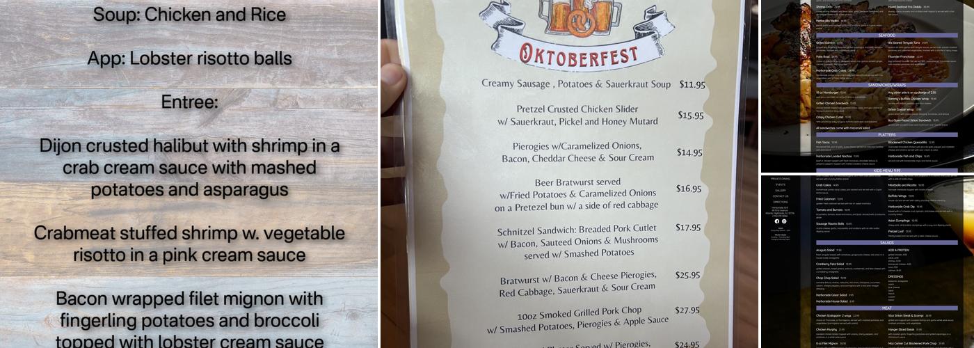 Harborside Grill Menu