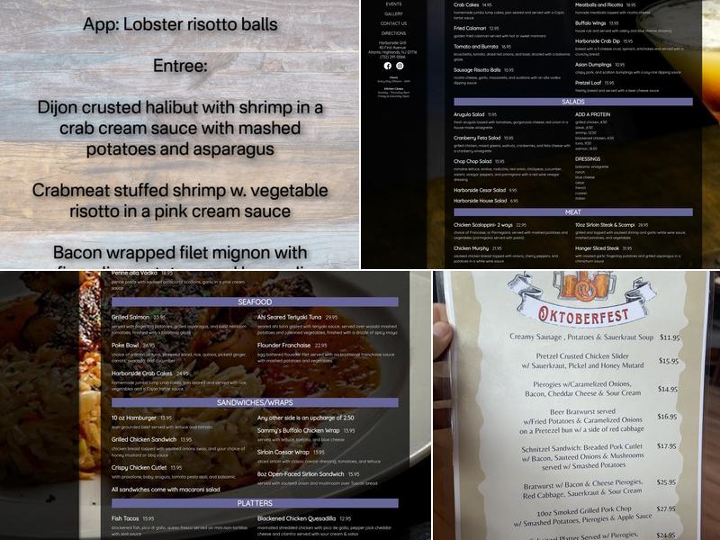 Harborside Grill Menu