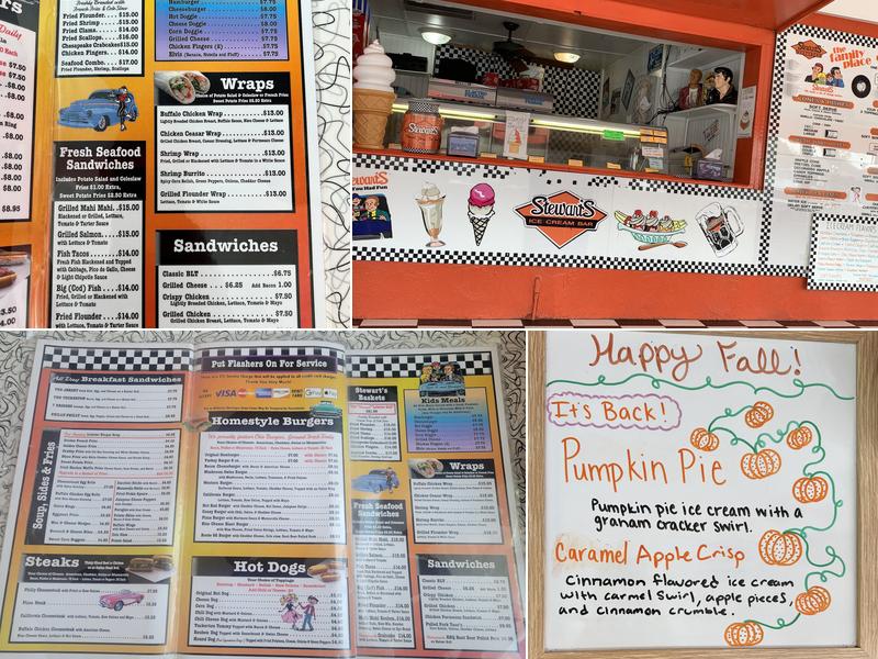 Stewart's of Tuckerton Menu