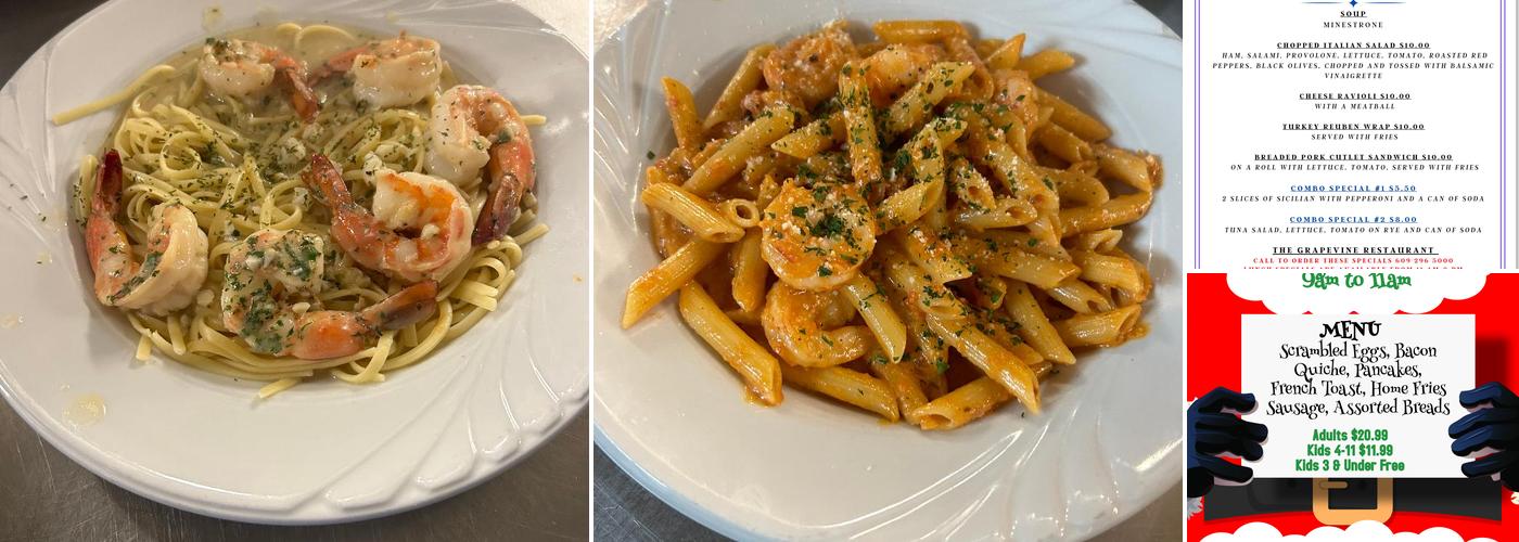 The Grapevine Menu