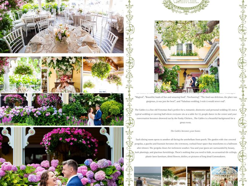 The Gables Historic Inn & Restaurant Menu