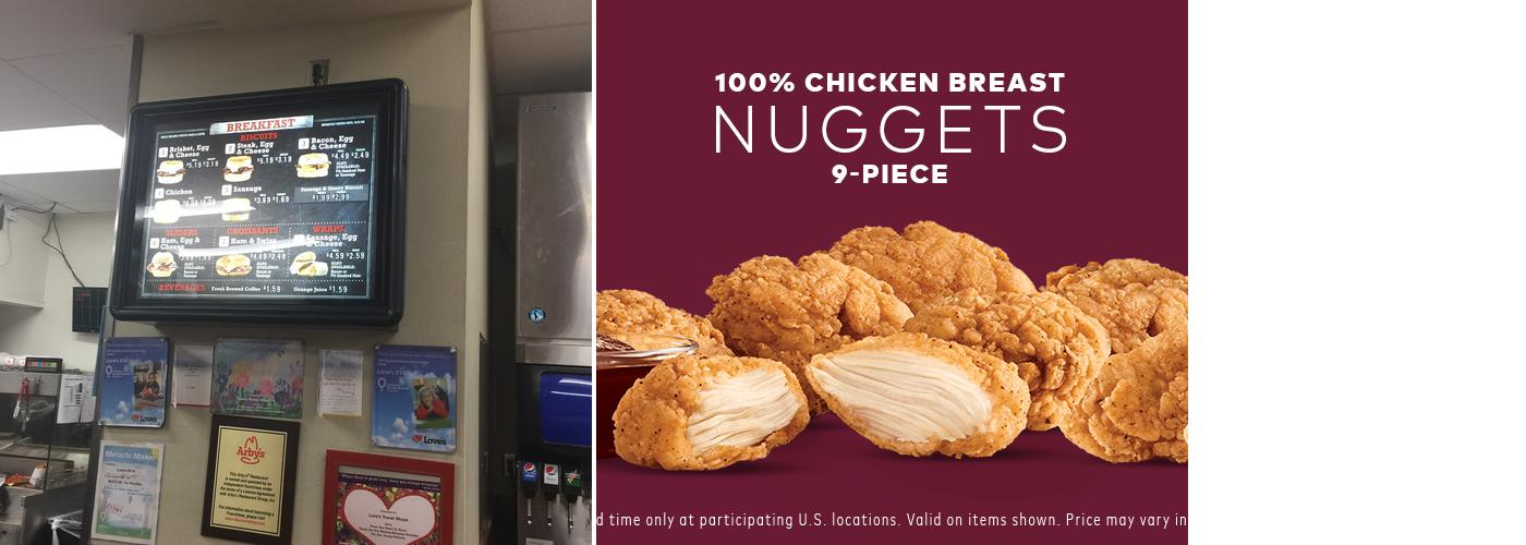 Arby's Menu