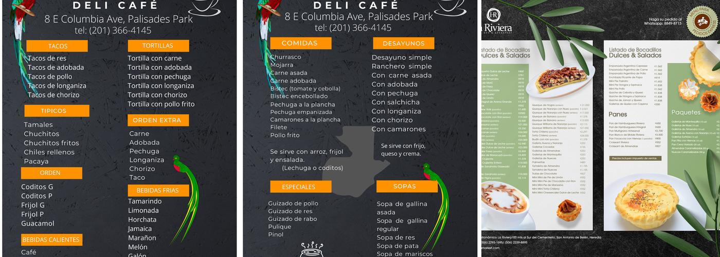 Belen deli Menu