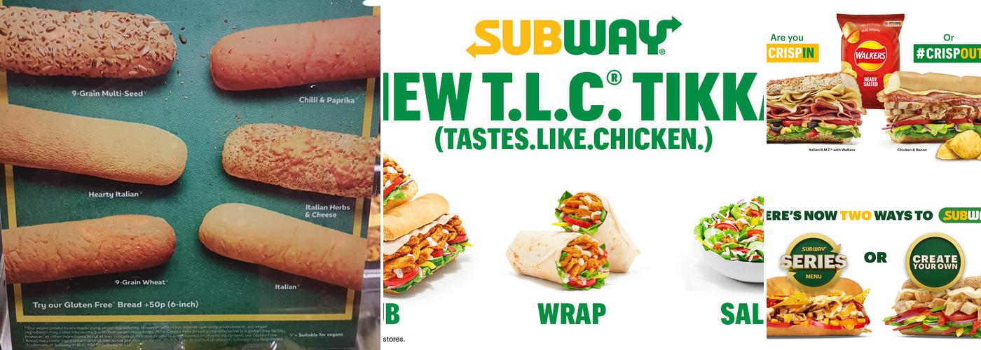 Subway Menu