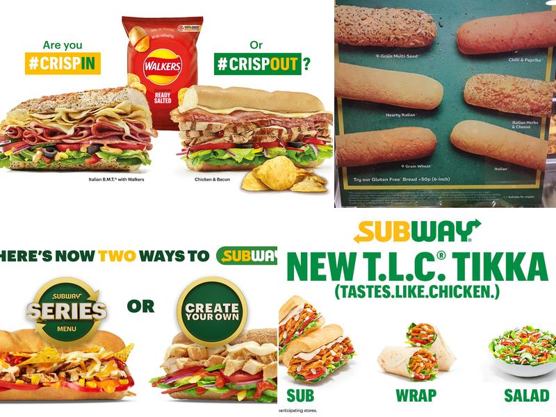 Subway Menu